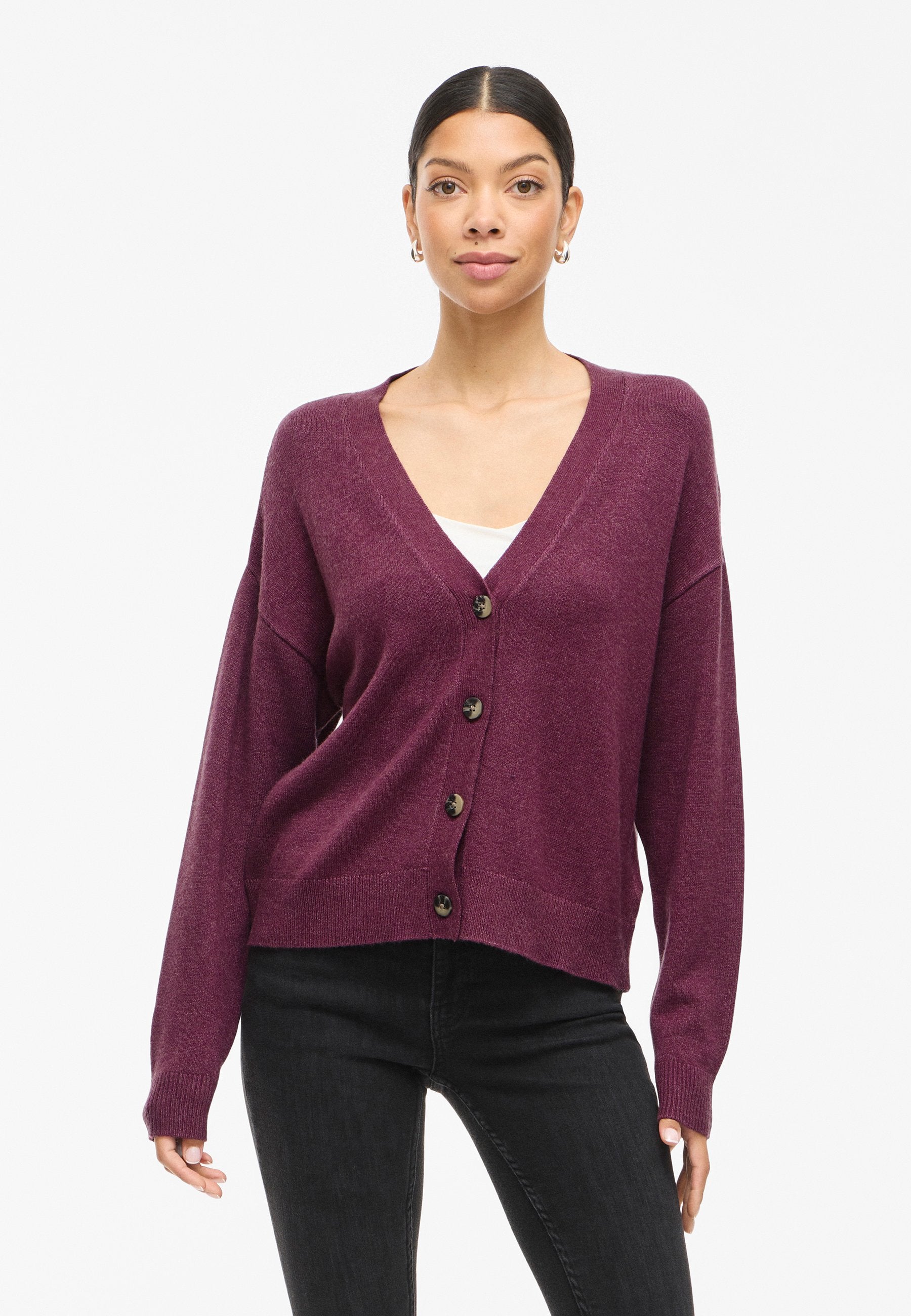 VILA VIRIL V-NECK KNIT CARDIGAN - NOOS