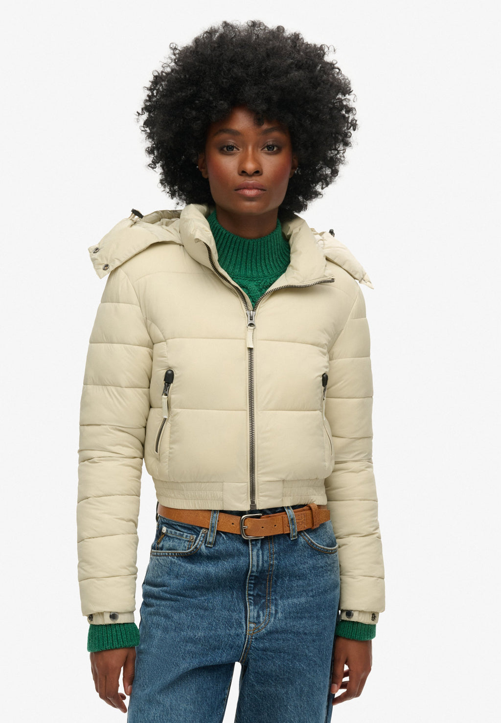 Superdry & Co CROP HOODED FUJI