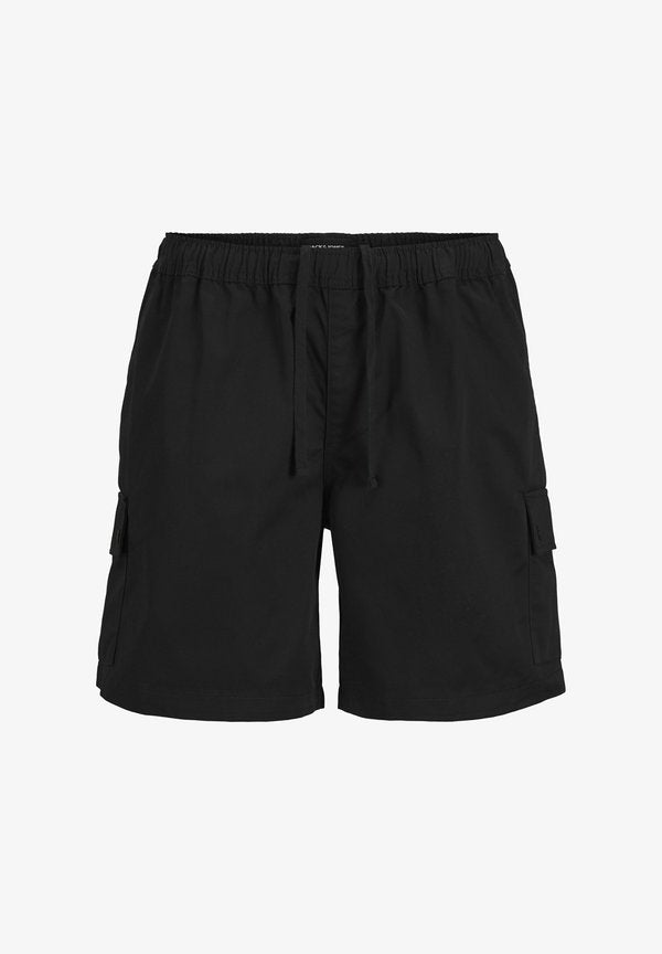 Jack & Jones Cargo Wide Leg Fit - Shorts - black