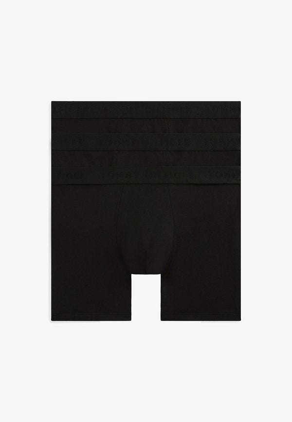 Tommy Hilfiger TOMMY HILFIGER 3-PACK EVERYDAY LUXE BOXER BRIEFS - Boxer briefs - black
