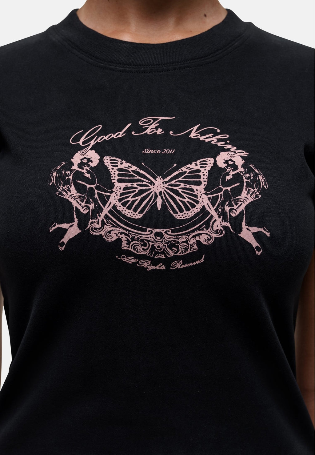 Good For Nothing RENAISSANCE PRINT BABY TEE