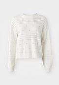 VILA VIRIL O-NECK POINTELLE