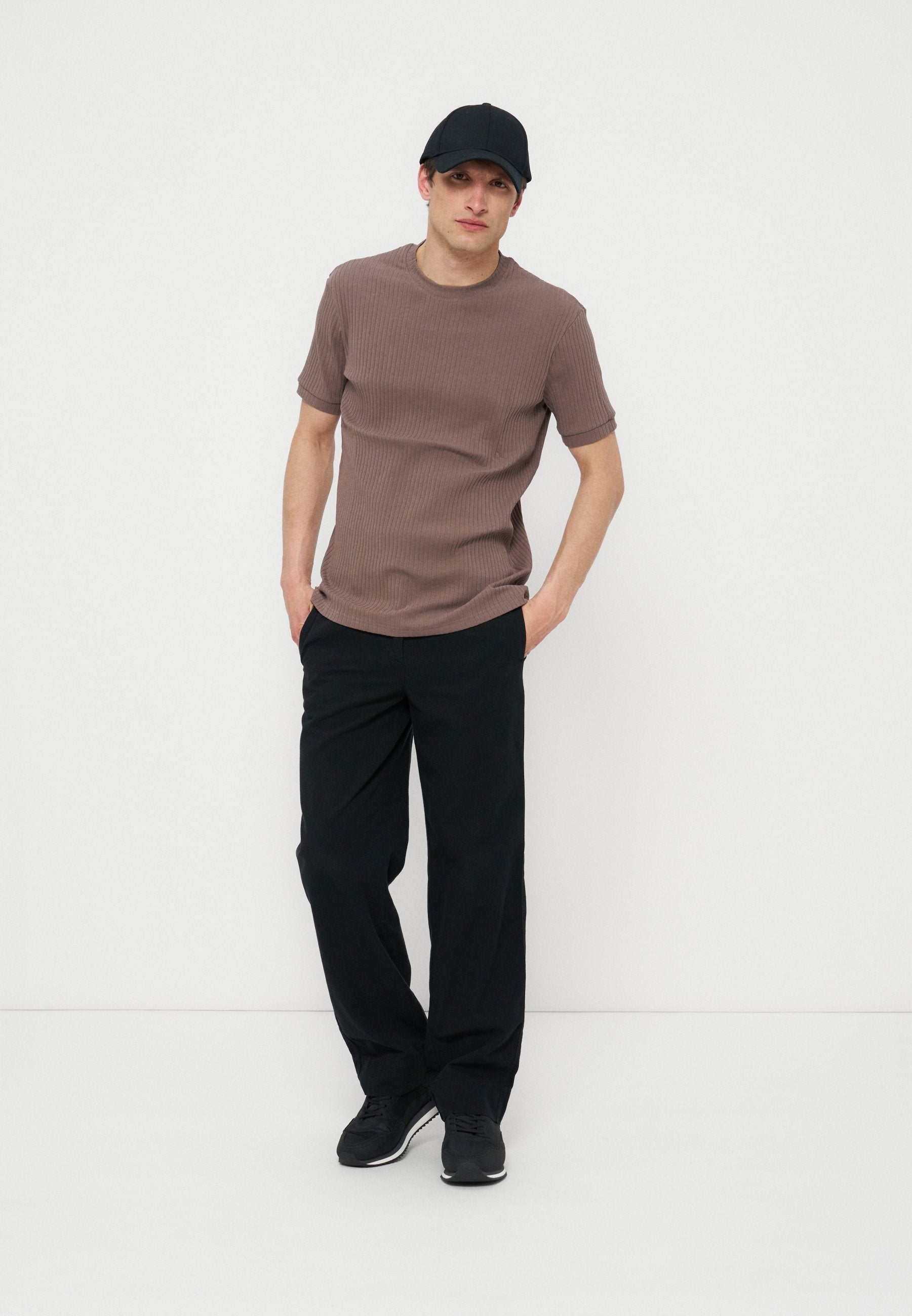Pier One RIBBED T-SHIRT