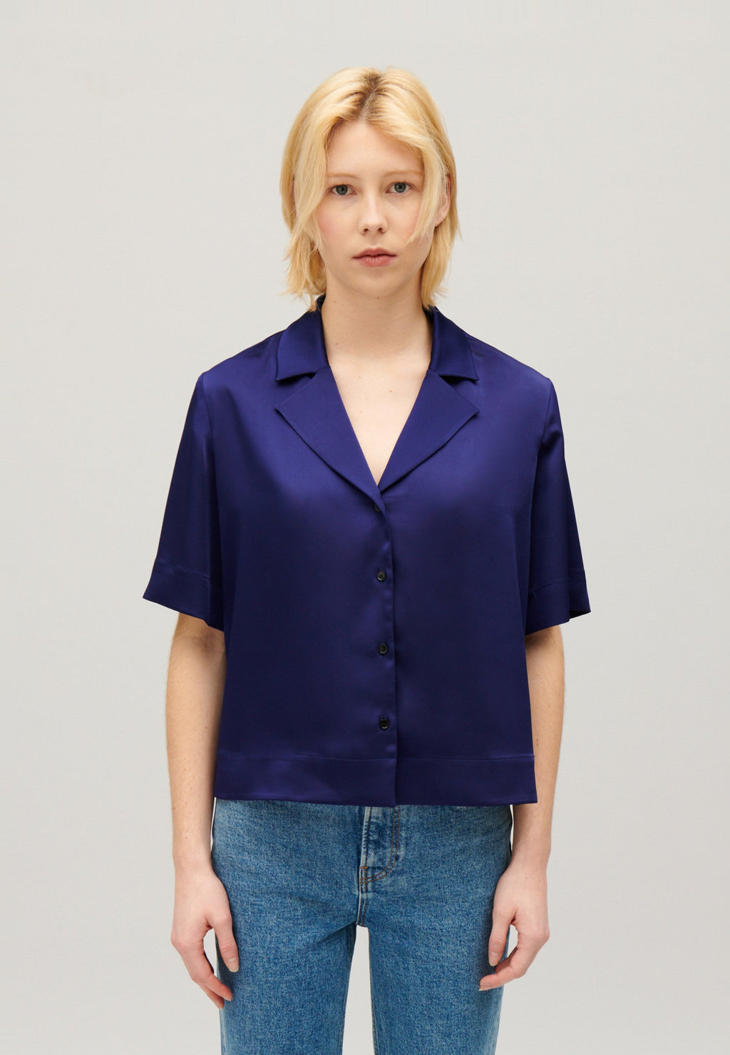 Claudie Pierlot CHEMISE FLUIDE MANCHES COURTES