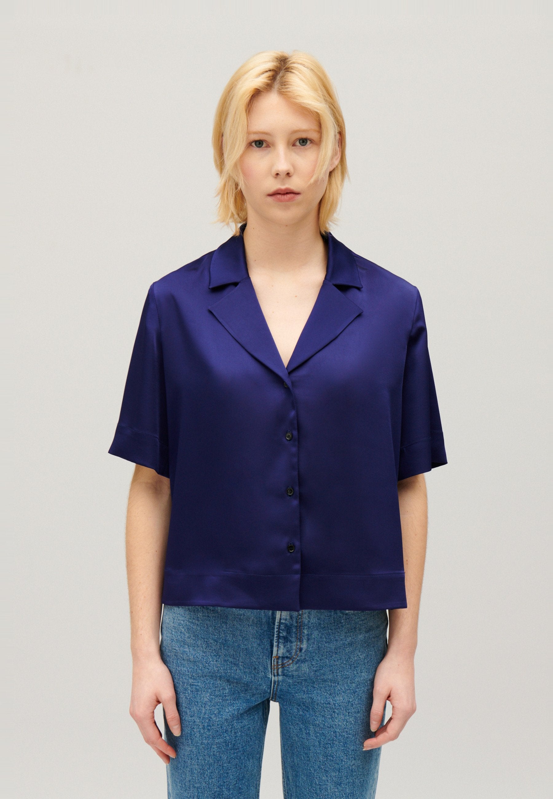 Claudie Pierlot CHEMISE FLUIDE MANCHES COURTES