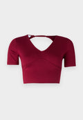 WAL G. CRISSY BACKLESS SHORT SLEEVE