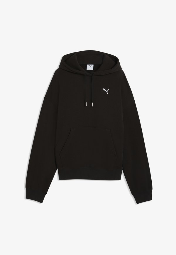 Puma WARDROBE ESSENTIALS OVERSIZED  - Hoodie - black