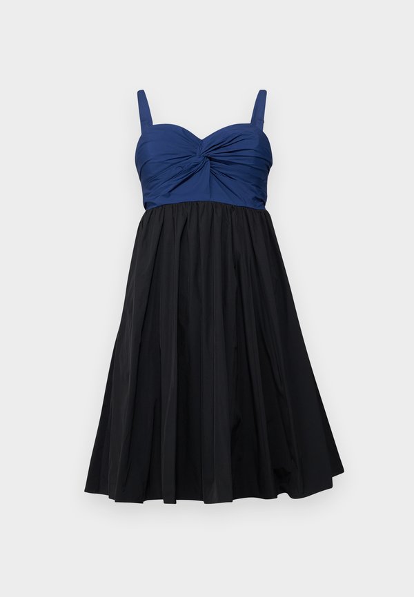kate spade new york STRAPLESS BODICE COLOR-BLOCK DRESS