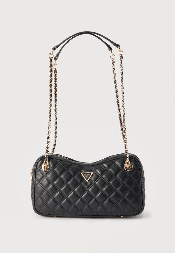 Guess GIULLY SHOULDER SATCHEL - Handbag - black
