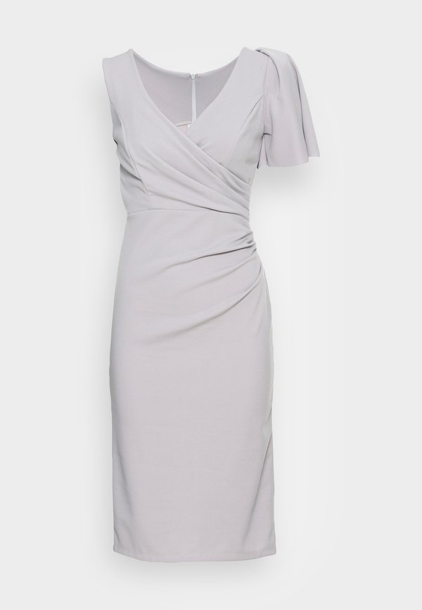 WAL G. KEIRA ONE SLEEVE MIDI DRESS
