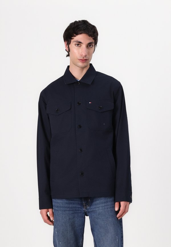 Tommy Hilfiger SHIRT JACKET - Summer jacket - desert sky