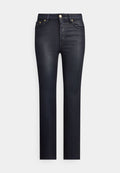 Lauren Ralph Lauren COATED HIGH-RISE STRAIGHT ANKLE JEAN