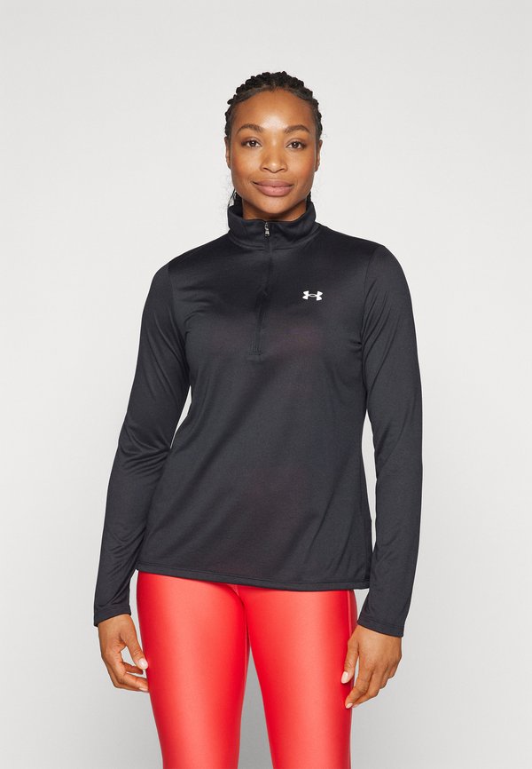 Under Armour TECH - Long sleeved top - black/white