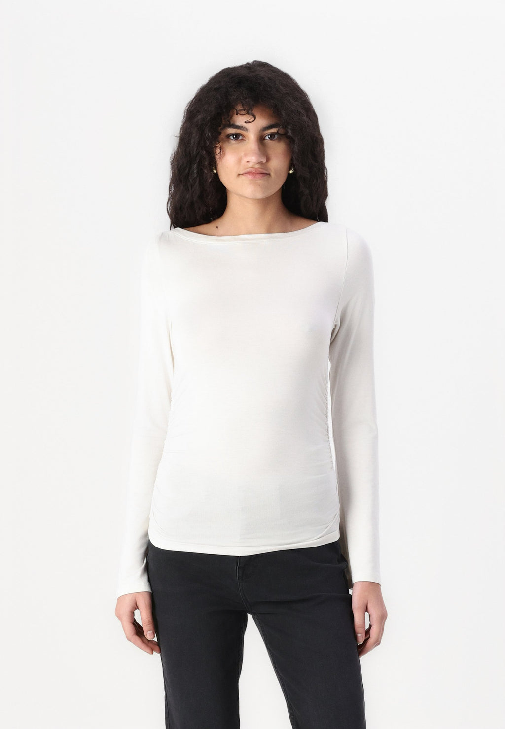 Gina Tricot SOFT TOUCH BOATNECK TOP