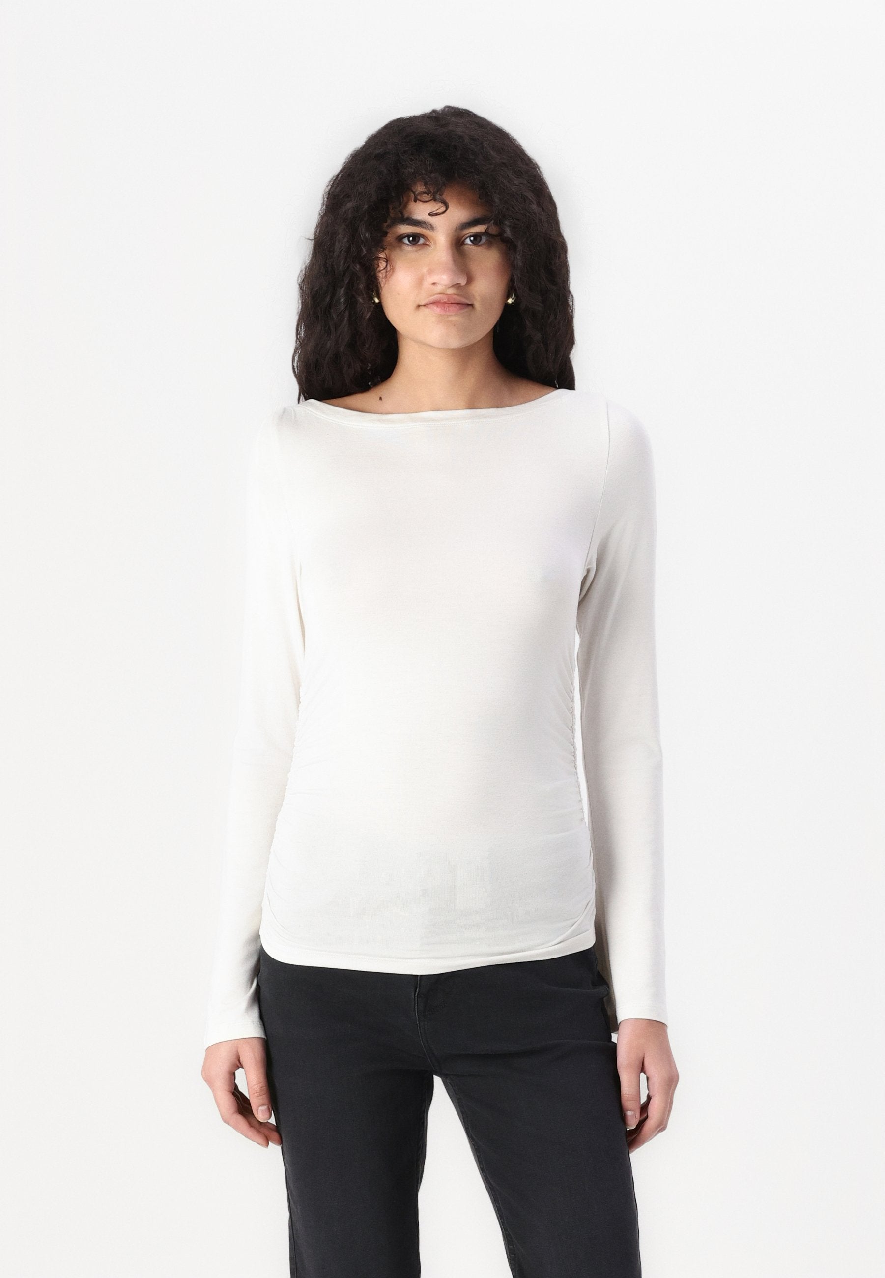 Gina Tricot SOFT TOUCH BOATNECK TOP