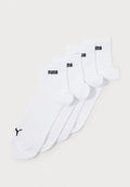 Puma WOMEN SCALLOP EDGE QUARTER 4 PACK  - Socks - white