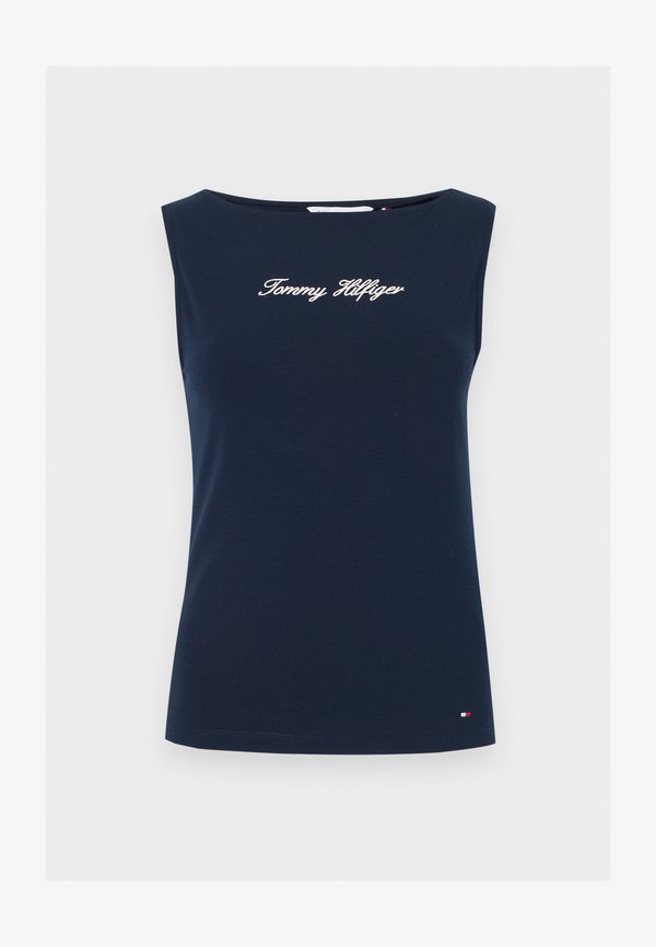 Tommy Hilfiger CLASSIC SCRIPT BOAT - Top - dark night navy