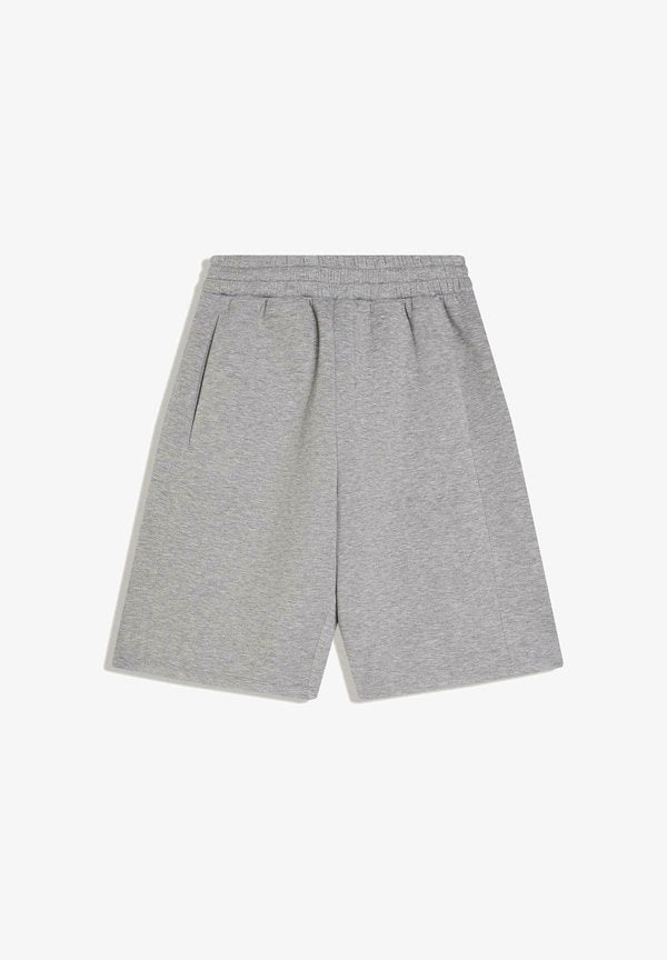 Bershka OVERSIZE BERMUDA - Tracksuit bottoms - dark grey