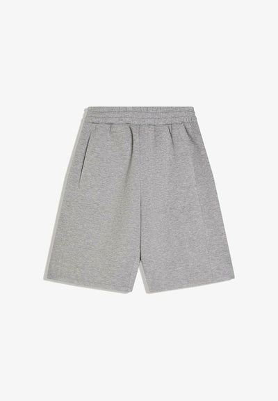 Bershka OVERSIZE BERMUDA - Tracksuit bottoms - dark grey