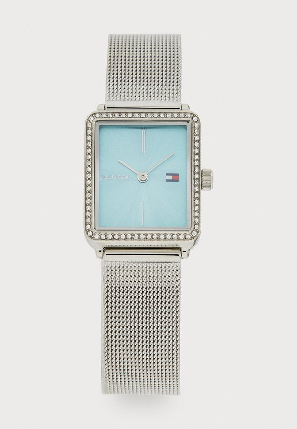 Tommy Hilfiger TEA - Watch - silver-coloured/blue