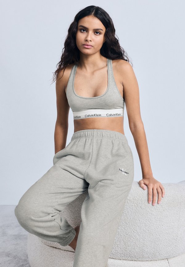 Calvin Klein Underwear JOGGER COTTON BLEND TERRY - Pyjama bottoms - grey heather