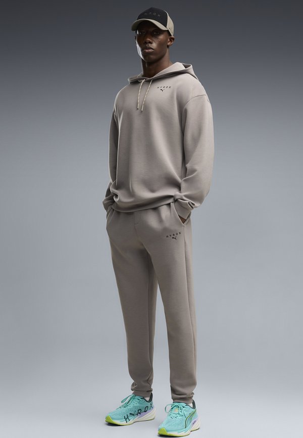 Puma M PUMA X HYROX CLOUDSPUN HOODIE - Hoodie - mouse gray