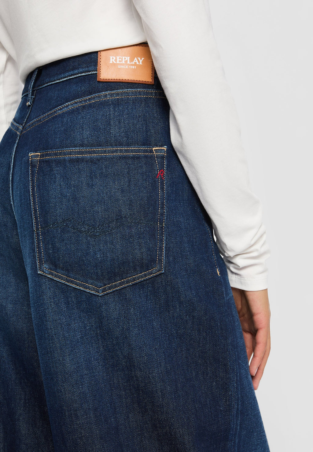 Replay MARGOTT DARK TINTED INDIGO WASHED DENIM
