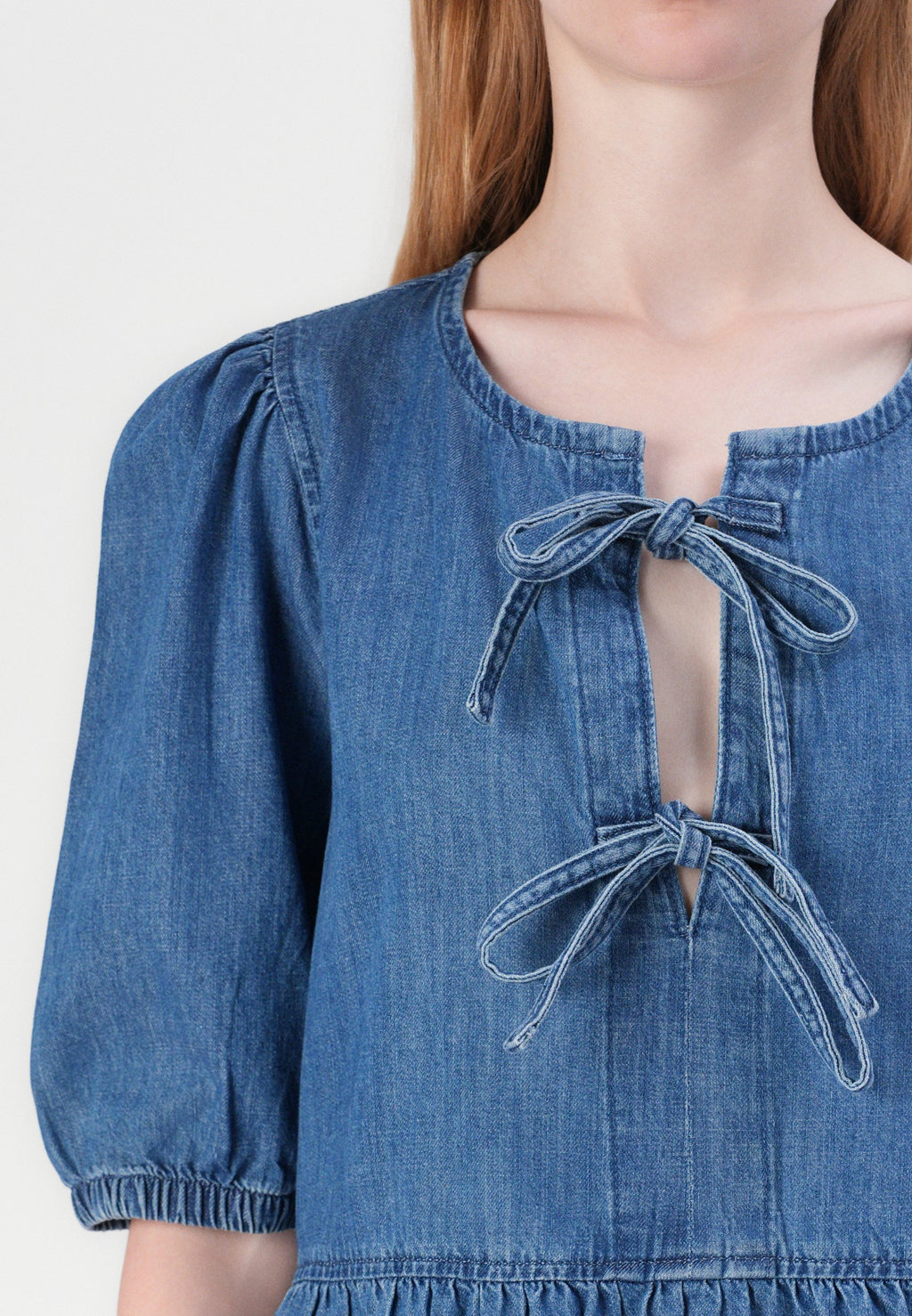 ONLY ONLCLARA PUFF BOW DRESS