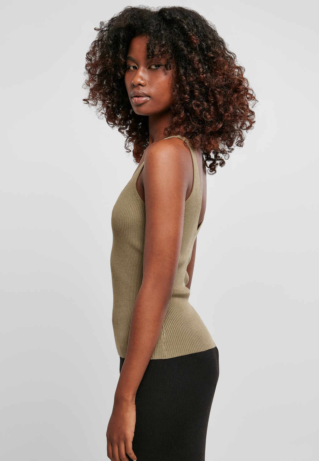 Urban Classics LADIES RIB KNIT TOP