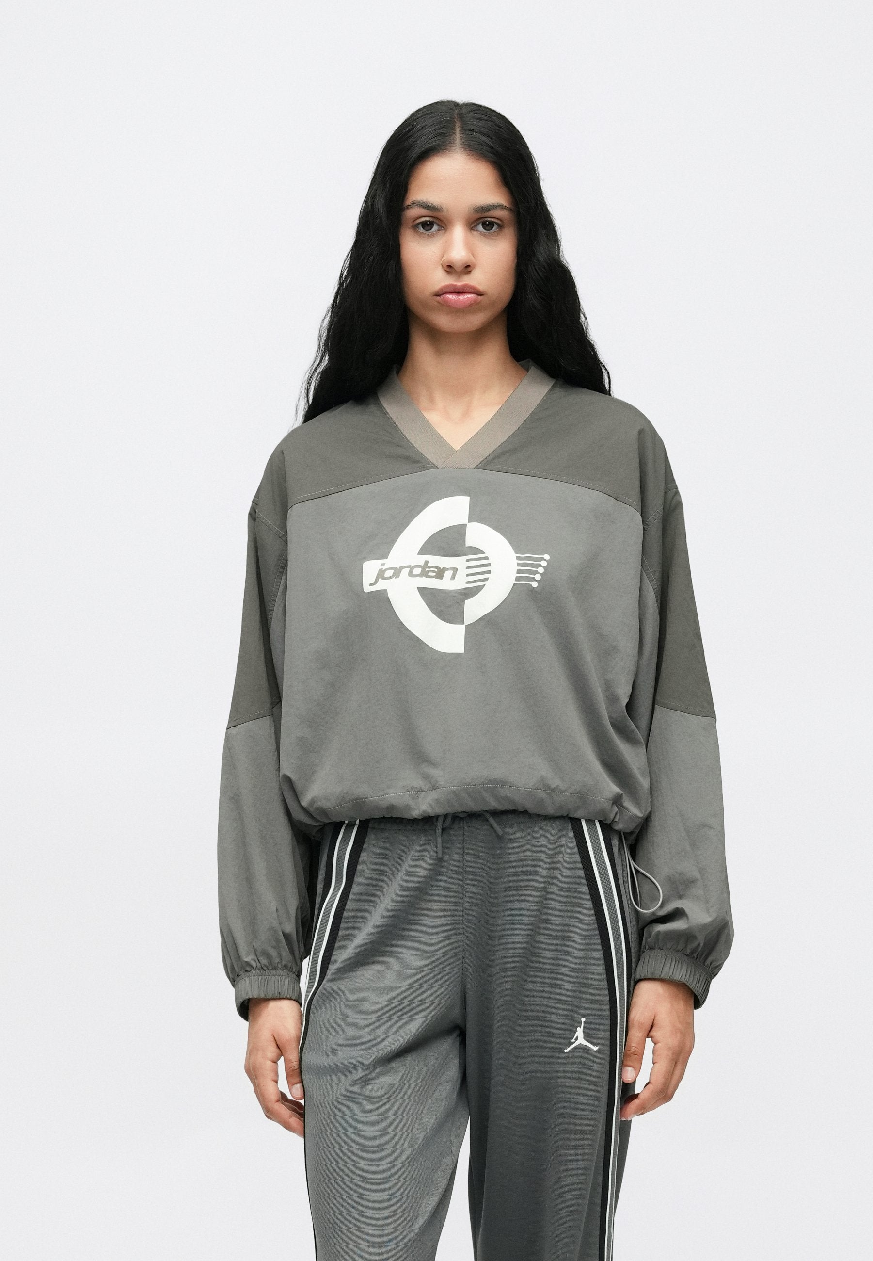 Jordan W J BRK LS WOVEN PO GFX
