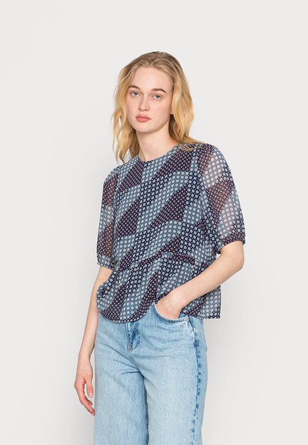 Vero Moda VMNATASHA PATCHWORK 2/4 BLOUSE