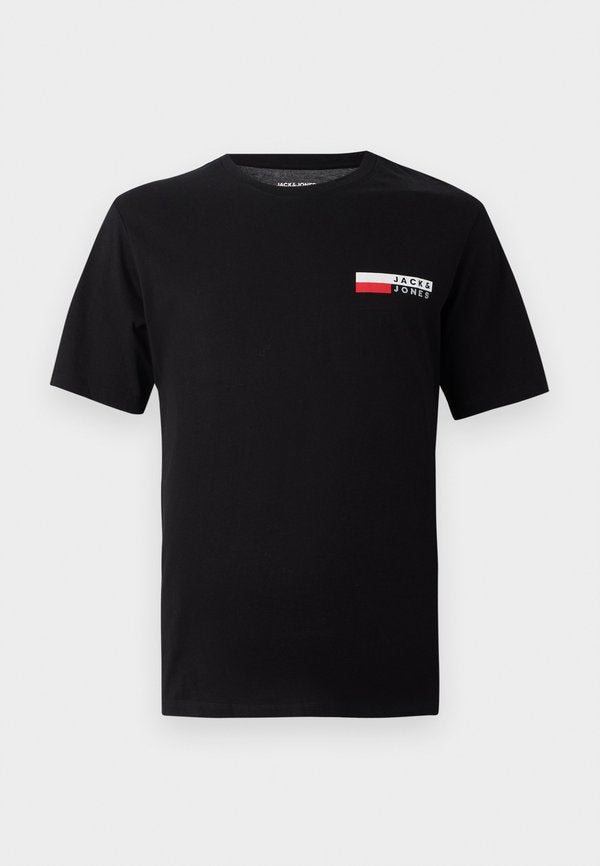 Jack & Jones Logo - Print T-shirt - black