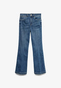 Vero Moda Flared fit VMTANNA High waist - Bootcut jeans - dark blue denim