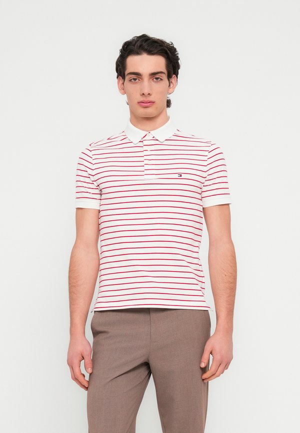 Tommy Hilfiger Polo shirt - white/medium red