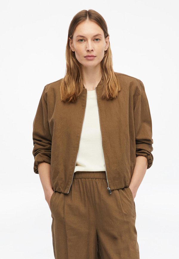 s.Oliver INDOOR-JACKE - Bomber Jacket - braun