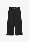 Vero Moda VMSANDIE-STRETCH Mid rise Wide Leg Fit - Wide Leg - black denim