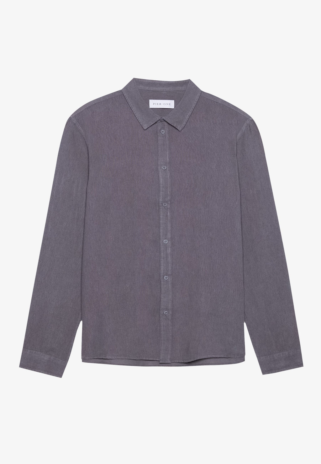 Pier One LINEN BLEND SHIRT 2 PACK