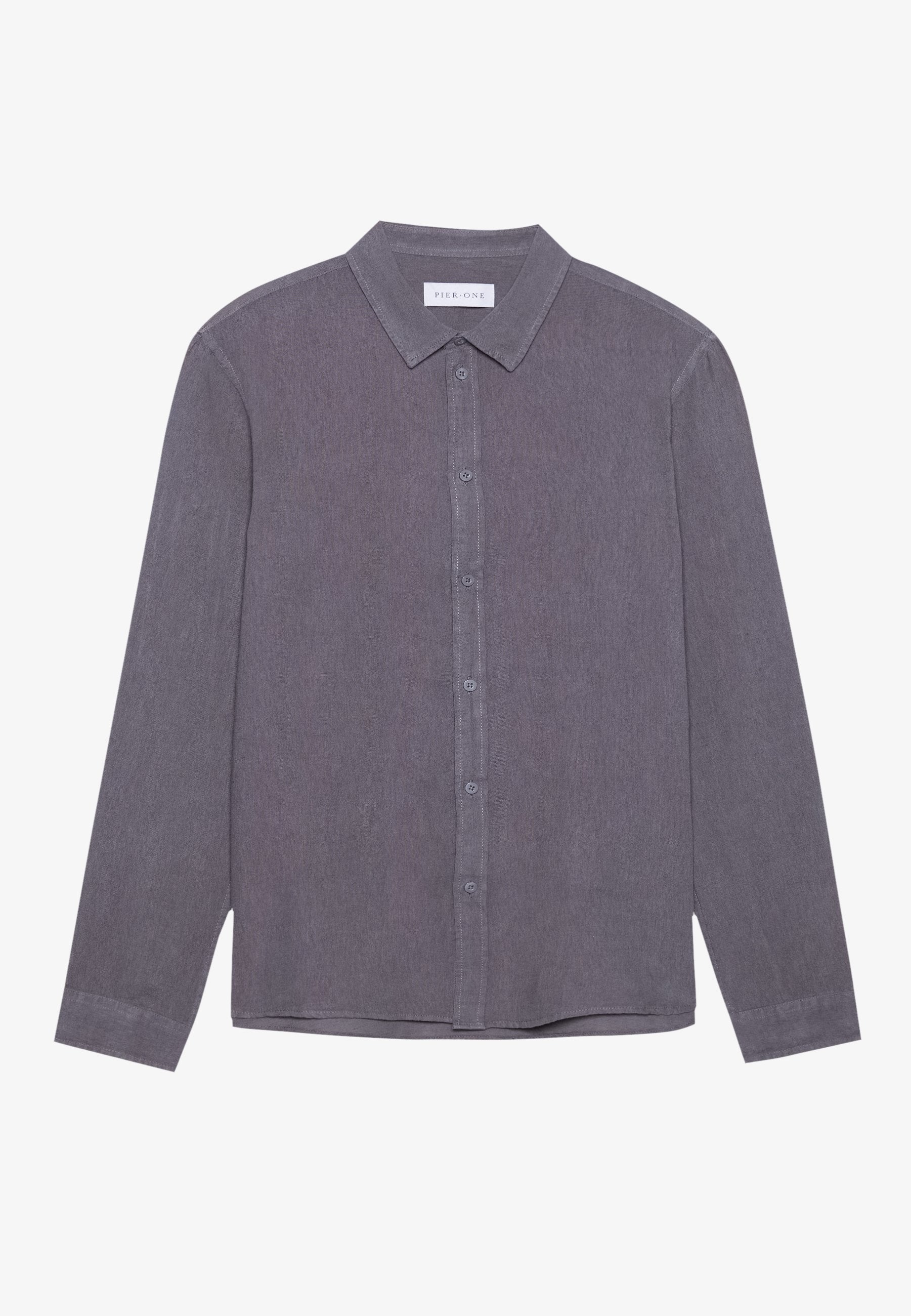 Pier One LINEN BLEND SHIRT 2 PACK