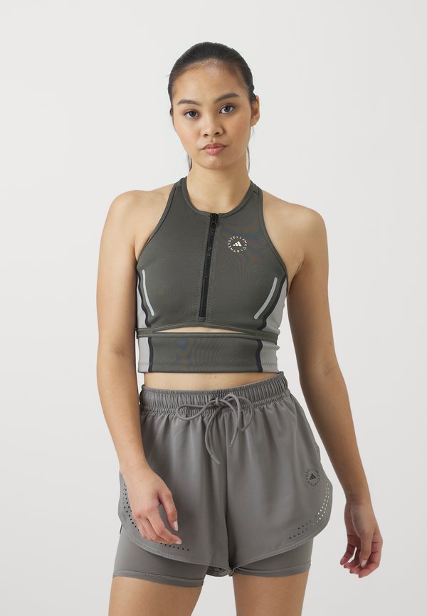 adidas by Stella McCartney HIGH NECK CROP LONG-SLEEVE