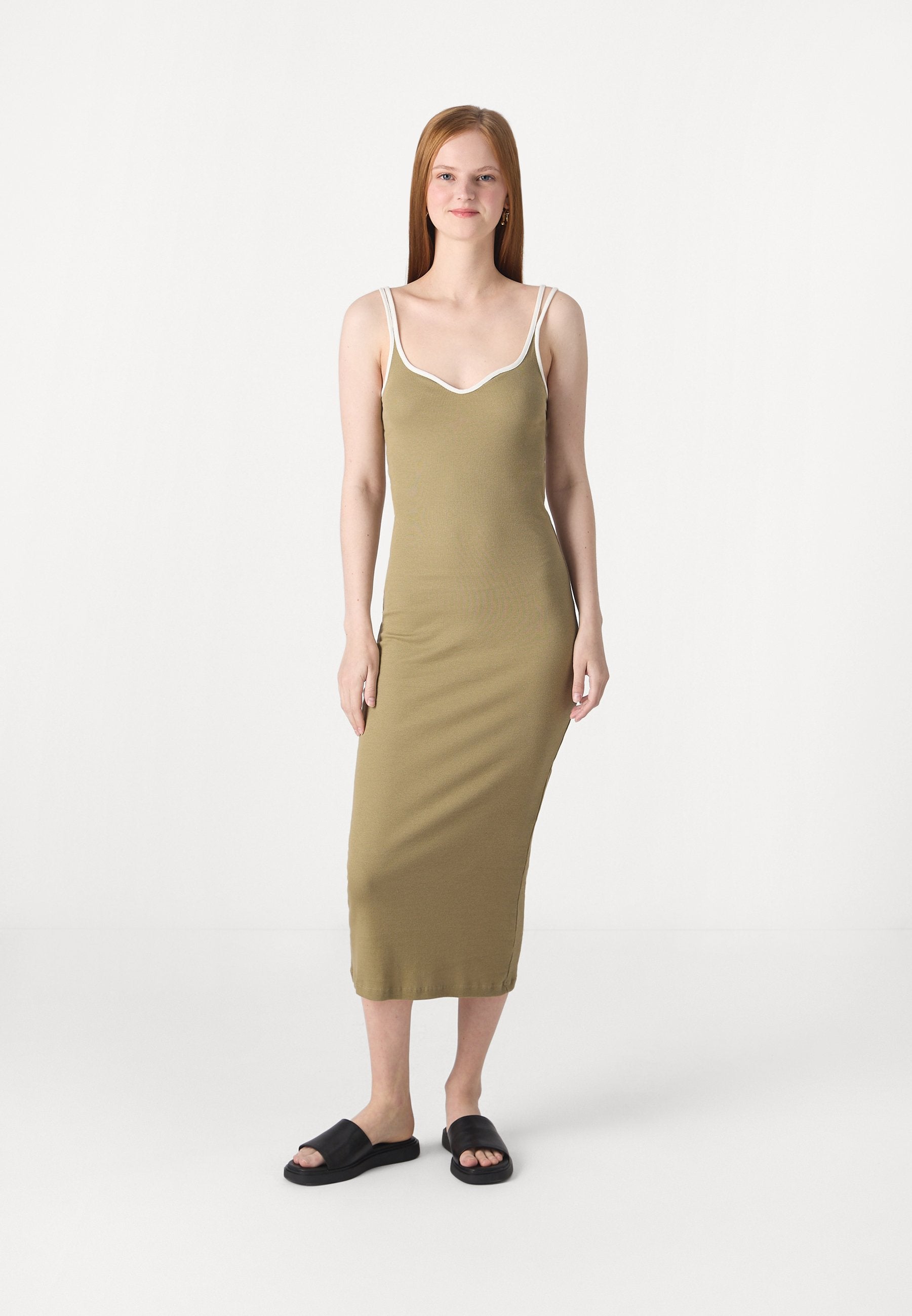 Noisy May NMRALLY HEART NECK ANKLE DRESS