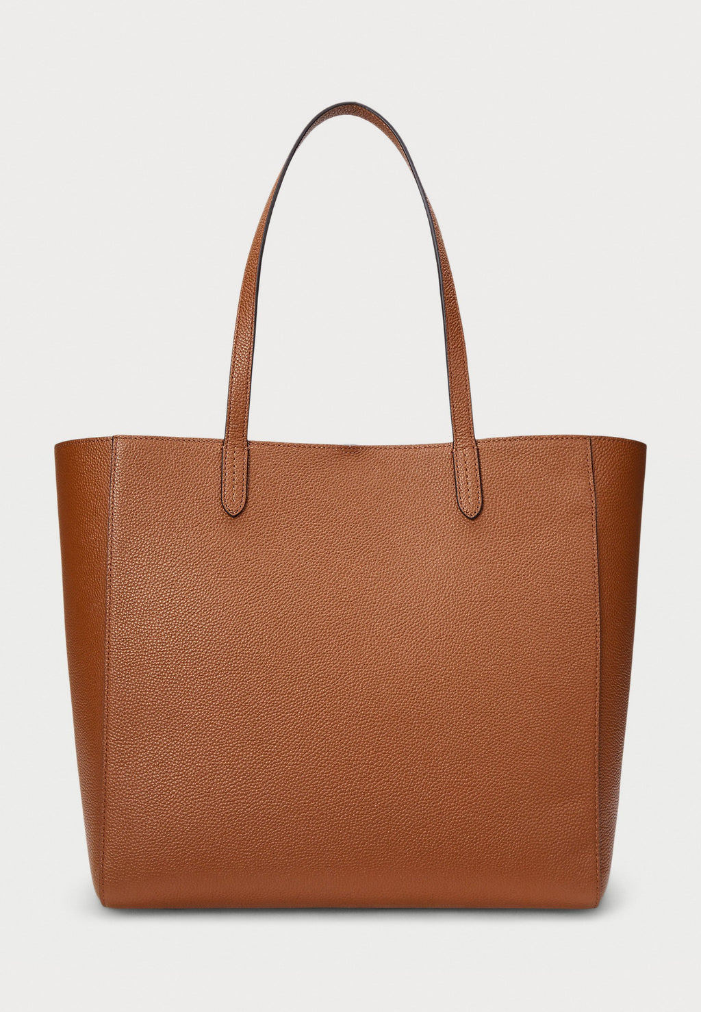 Lauren Ralph Lauren PEBBLED LEATHER LARGE CAMERYN TOTE BAG