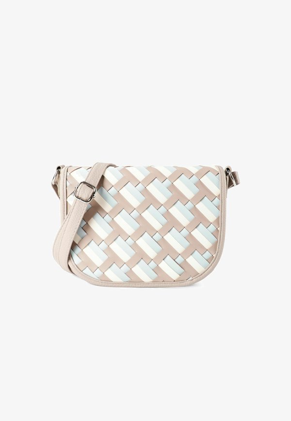 TOM TAILOR DEVIE SADDLE BAG - Cross body bag - mixed taupe