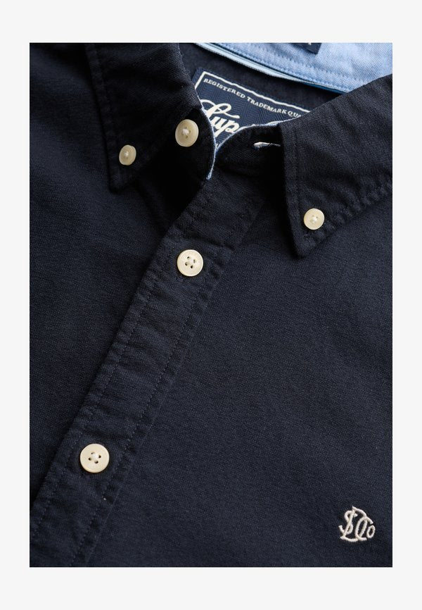 Superdry & Co SUPERDRY PREPPY OXFORD SHORT SLEEVE SHIRT.. - Shirt - eclipse navy