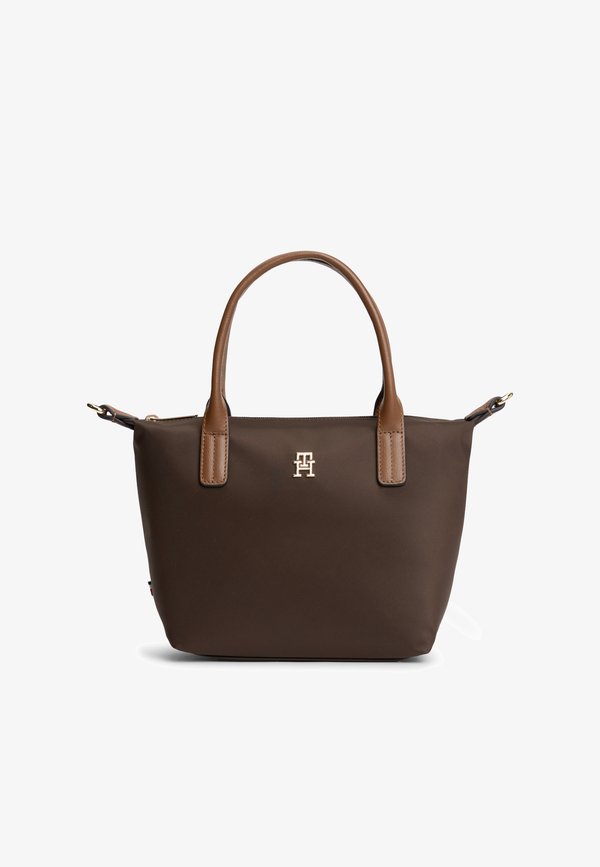 Tommy Hilfiger POPETTE MINI TOTE - Handbag - fondant brown