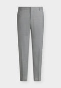 Calvin Klein MICRO BARLEYCORN SLIM - Trousers - quiet gray