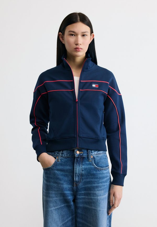 Tommy Jeans TOMMY BADGE PIPING ZIP-THRU SWEATSHIRT