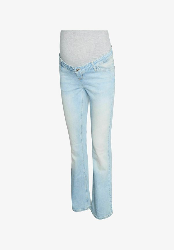 Vero Moda Flared maternity Fit - Flared Jeans - light blue denim