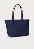 Lauren Ralph Lauren QUILTED EXTRA-LARGE STEVIE ZIP TOTE BAG