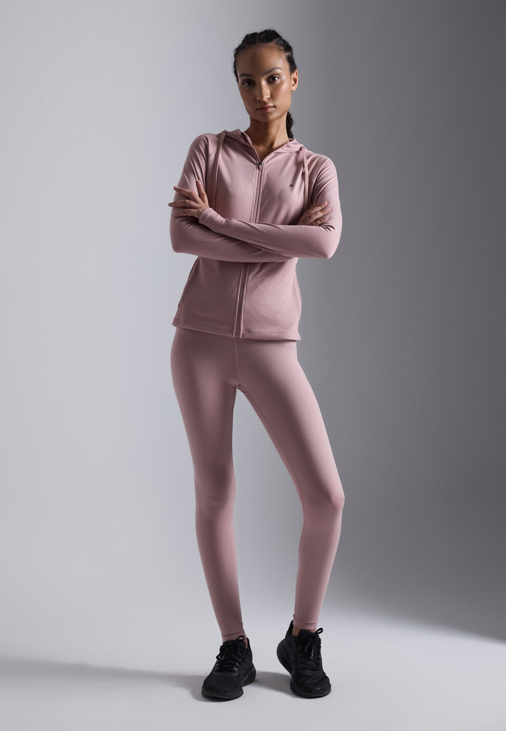 Even&Odd active ZIP UP SPORTS SWEAT WITH HOOD