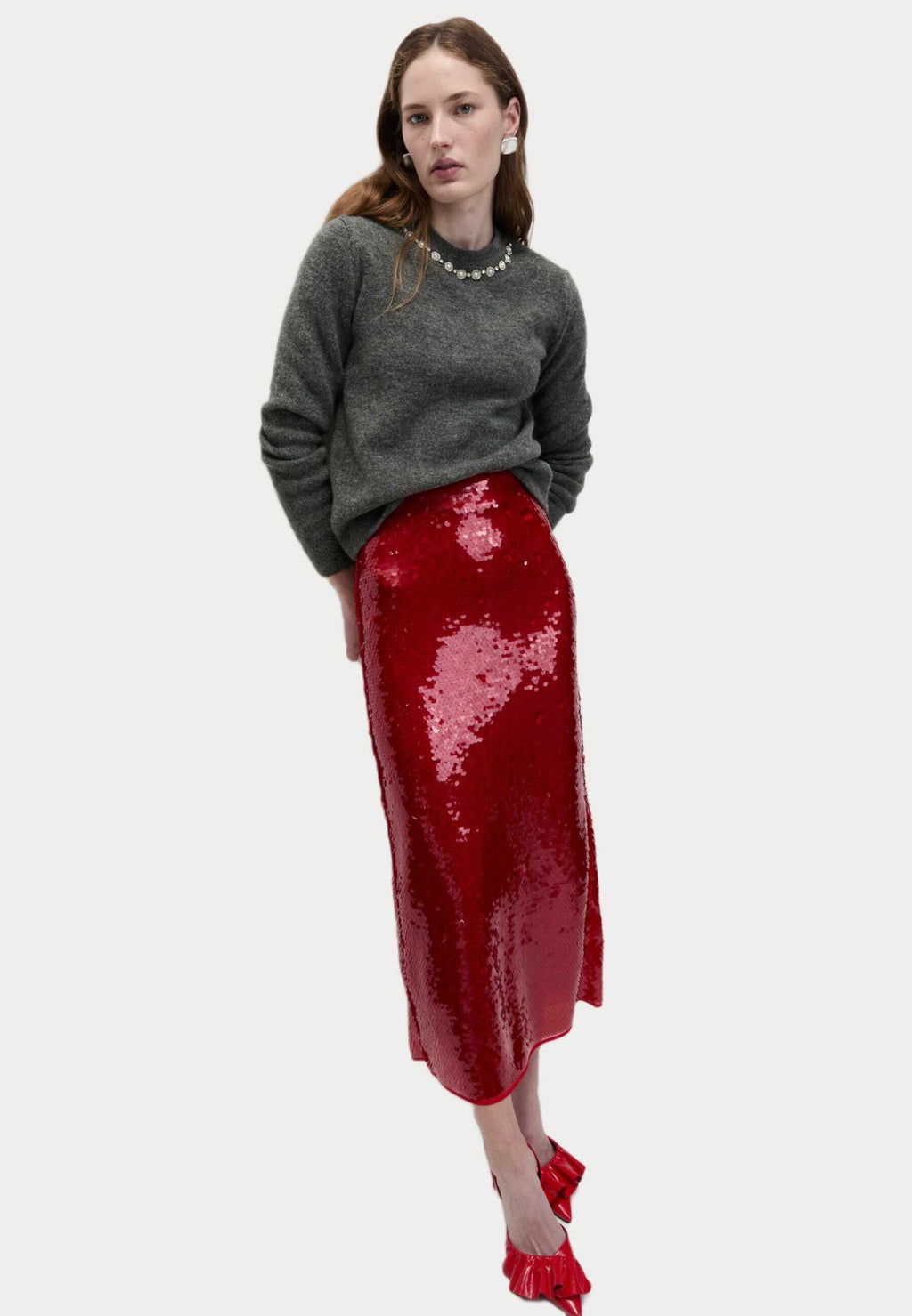 Marks & Spencer EMBELLISHED CREW NECK